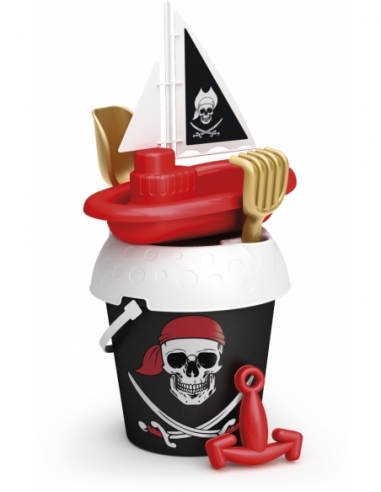 Σετ Κουβαδάκι Παραλίας Pirates Island με Βαρκούλα Σετ Κουβαδάκι Παραλίας Pirates Island με Βαρκούλα