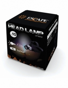 Φακός Κεφαλής Escape 7 LED 2